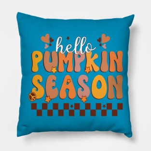 hello pumpkin season Pillow