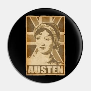 Jane Austen Brittain Pin