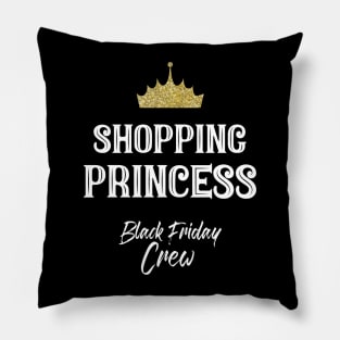 Shopping Princess Black Friday Crew for a Sister Pillow