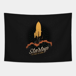 Space Ship Design Tapestry