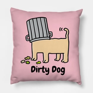 Dirty Dog Pillow