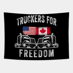 Truckers for freedom, freedom convoy Canada Tapestry