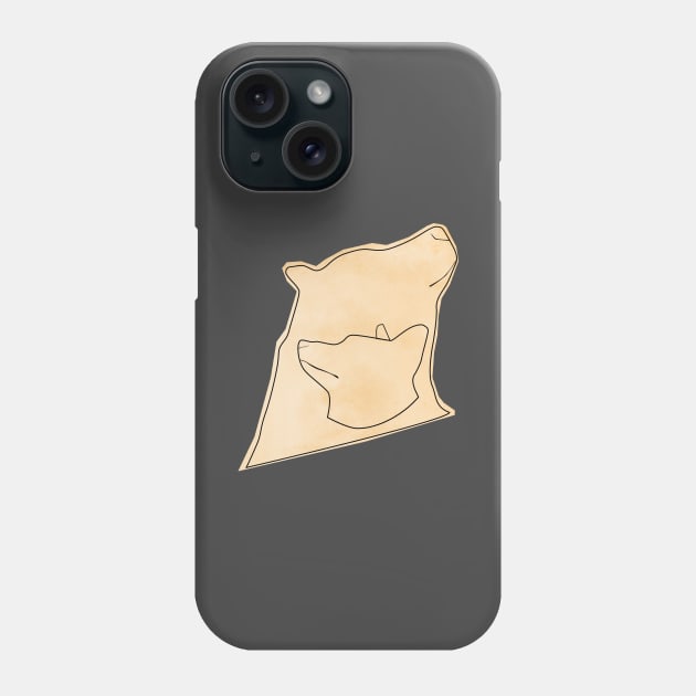 Fox and Bear tee Phone Case by FoxAndBear