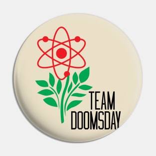 Team Doomsday album yellow tee-shirt Pin