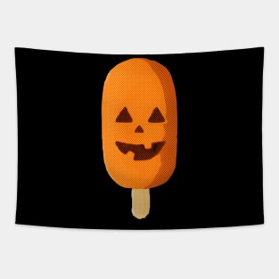 Halloween Pumpkin Popsicle Tapestry