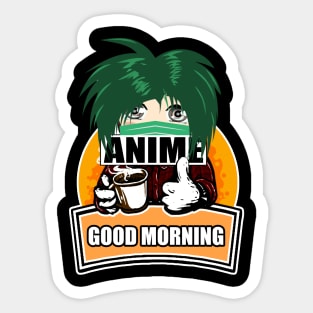 Funny anime meme text based sticker Sticker for Sale by Jasper Vom Pop