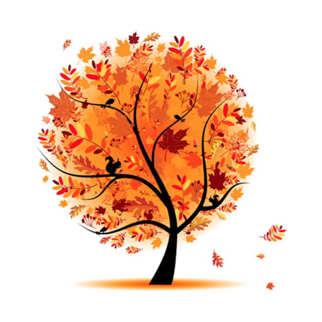 Autumn Maple Tree of Life by D3monic