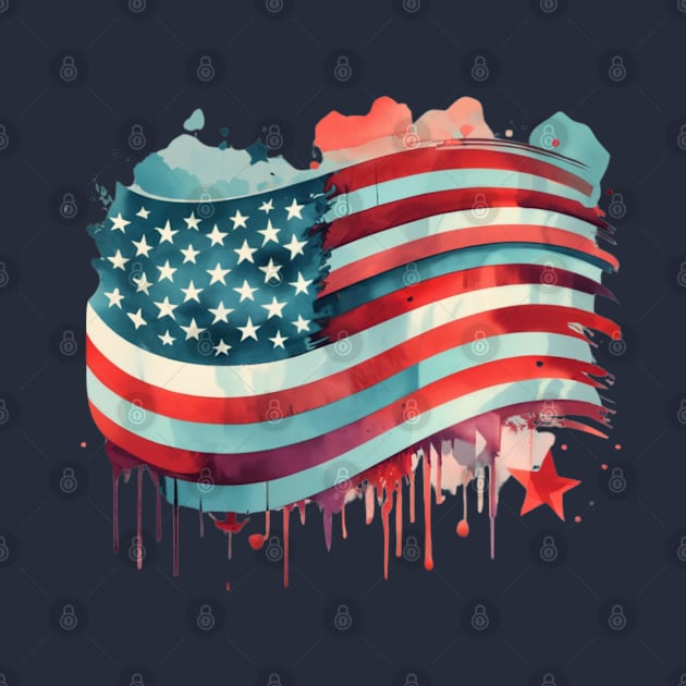 USA Flag by SOS@ddicted