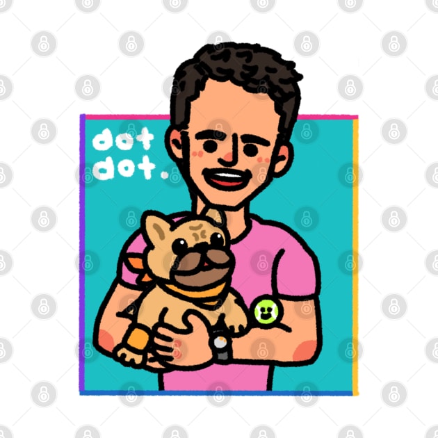 Carlos with puppy <3 by dotbyedot