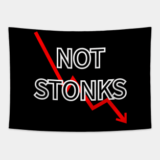 Not Stonks Bear Gang Tapestry