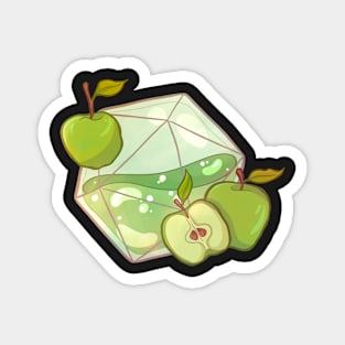 D20 Apple Tea Sticker Magnet