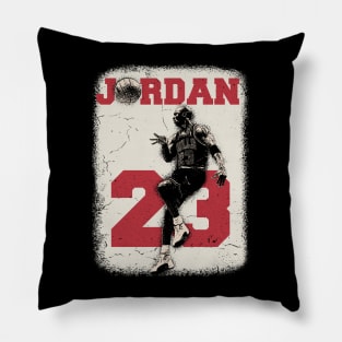 Vintage Distressed Michael Jordan Pillow