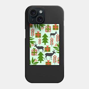 Deer and Christmas gifts Phone Case