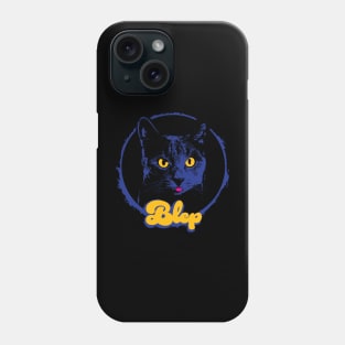 Blep! Cat (dark) Phone Case