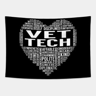 Vet Tech Heart Tapestry