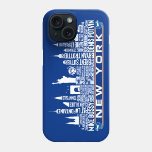 New York Hockey Team All Time Legends, New York City Skyline Phone Case