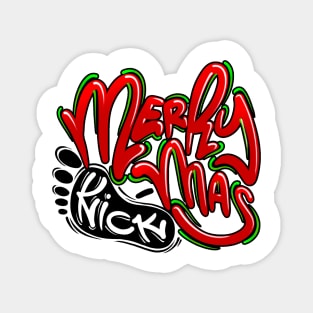 Merry kickmas Magnet