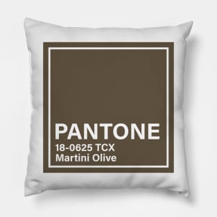 pantone 18-0625 TCX Martini Olive Pillow