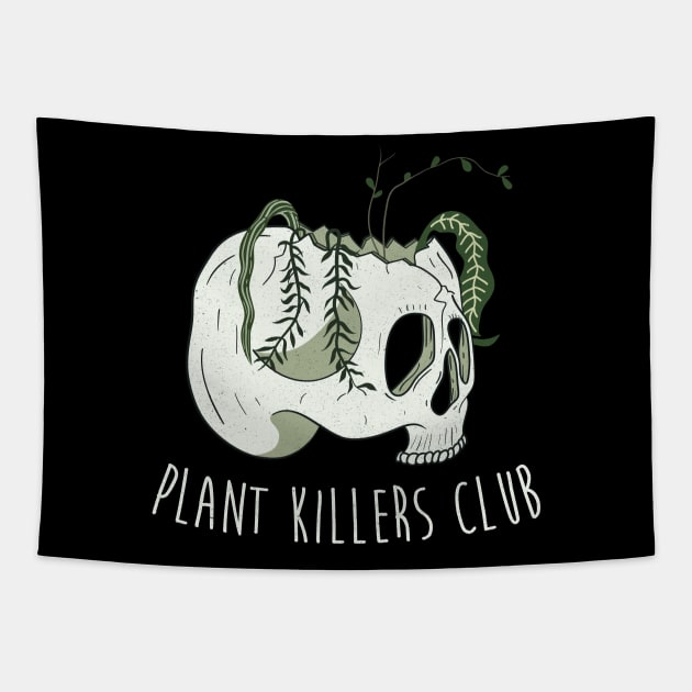 Plant killers club Tapestry by secondskin