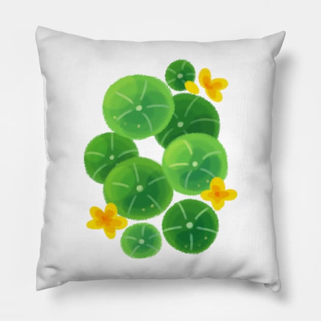 nasturtium Pillow by otterguppy