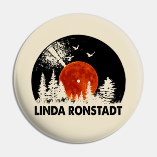 Linda Record Forest Music Gift Pin