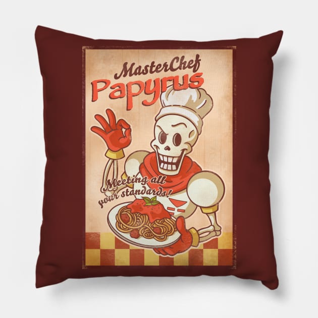 MasterChef Papyrus Pillow by watermelonium