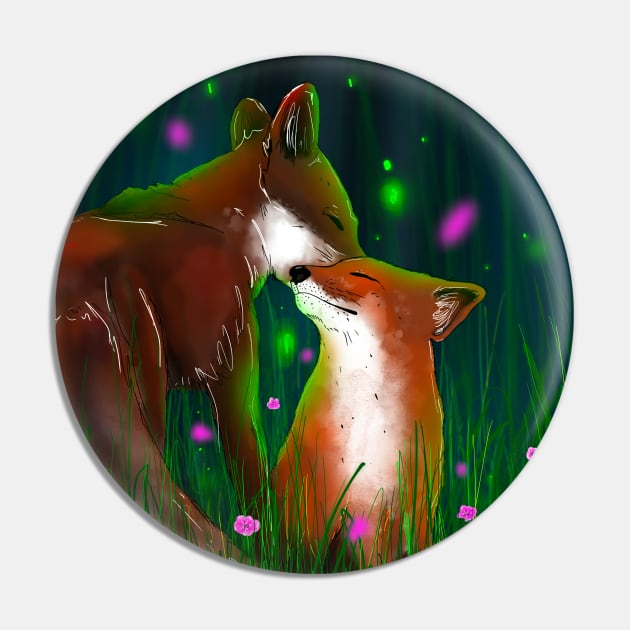 Mum Fox Pin by Red Fox