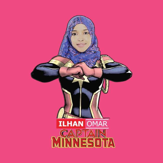 Ilhan Omar Captain Minnesota by iQdesign