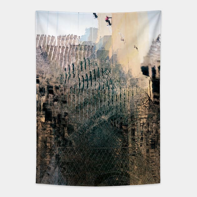 Window Washer Tapestry by DavidCentioli