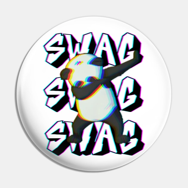 Panda swag Pin by Qibar Design