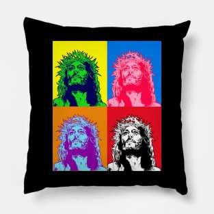 Jesus Christ Pop Art Pillow