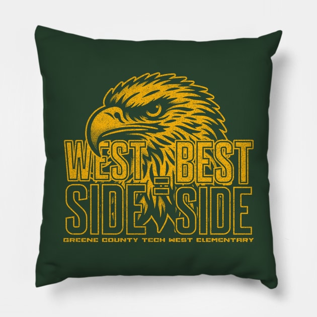 West Side = Best Side Pillow by rt-shirts