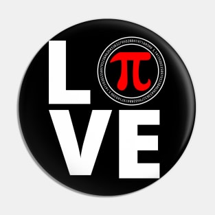 Love PI Day 2019 Math Algebra  shirt Pin