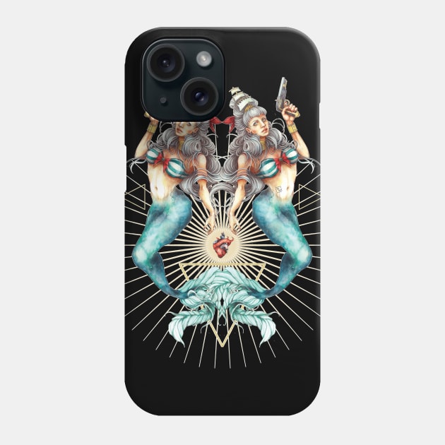 Pin up Siren Phone Case by ILO_IreneLOrenzi