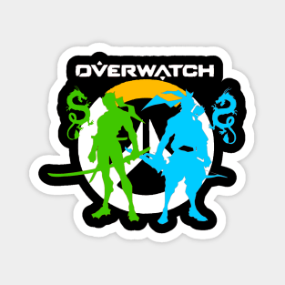 Genji and Hanzo - Overwatch Magnet