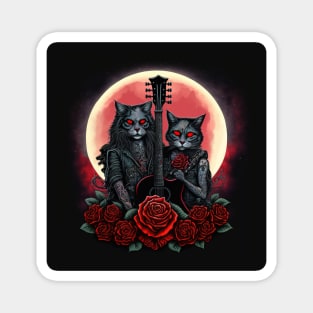 Red Moon Rockers Magnet