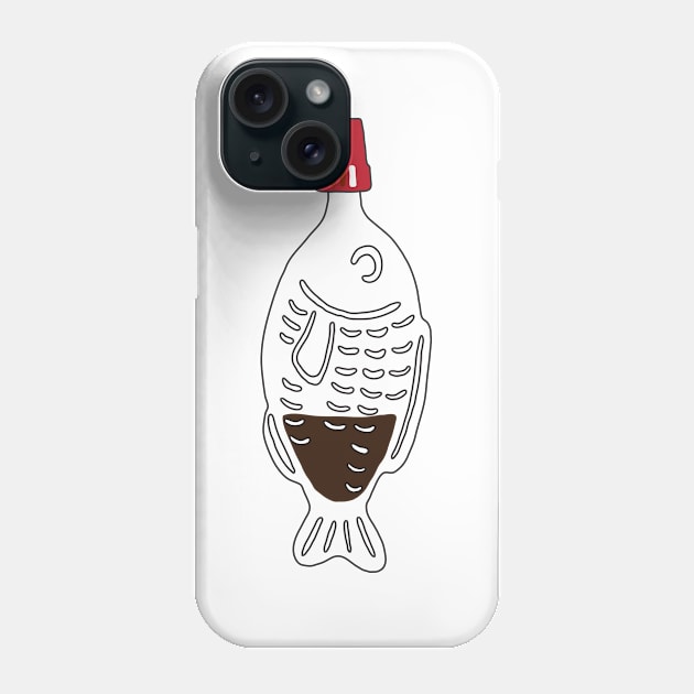 Single Soy Sauce Fish Phone Case by MichellePhong