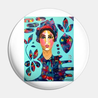 Painted Lady Pin