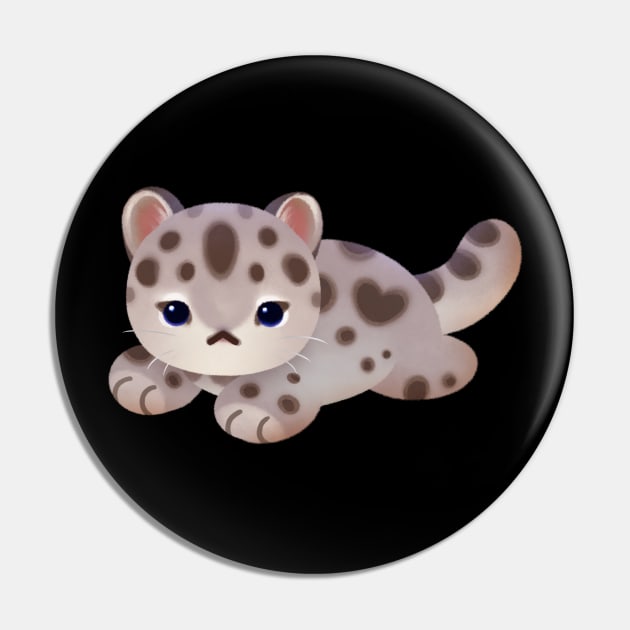 Snow leopard Pin by pikaole