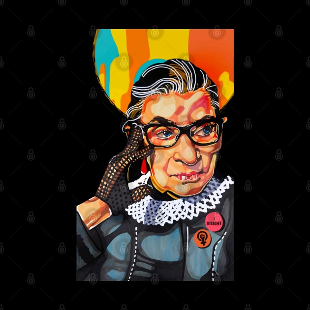 Ruth Bader Ginsburg by DomoINK