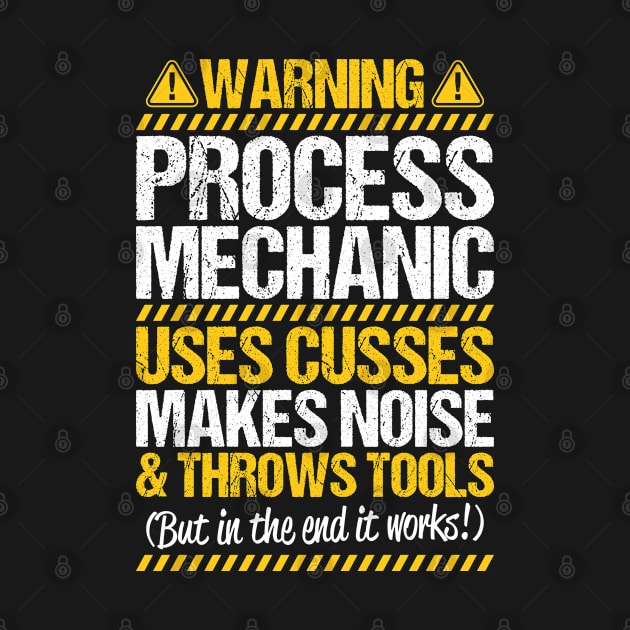 Process Mechanic Process Engineering Gift Present by Krautshirts