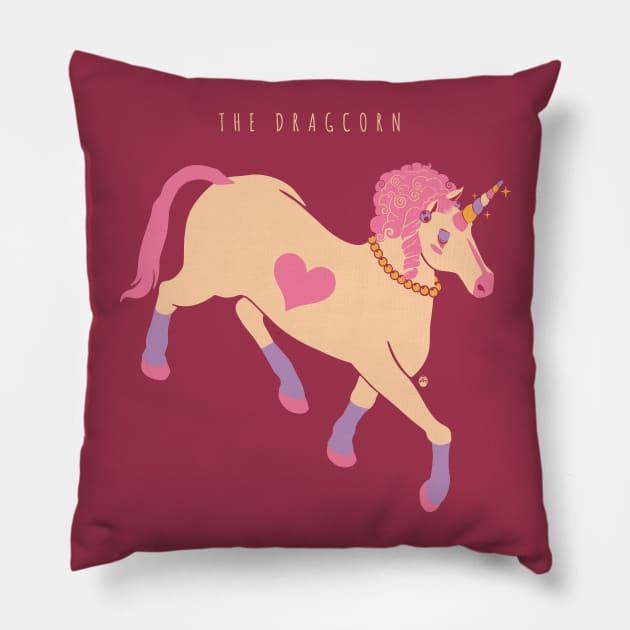 The Dragcorn Pillow by raffaus