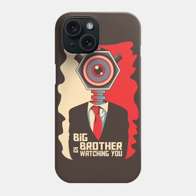 Big Brother is watching you Phone Case by Thegreen