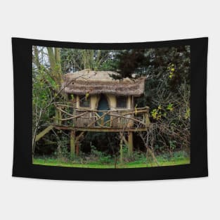 A Little Fairy Tale House Tapestry