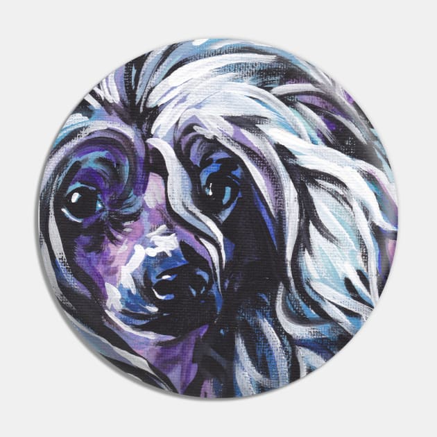 Chinese Crested Dog Bright colorful pop dog art Pin by bentnotbroken11