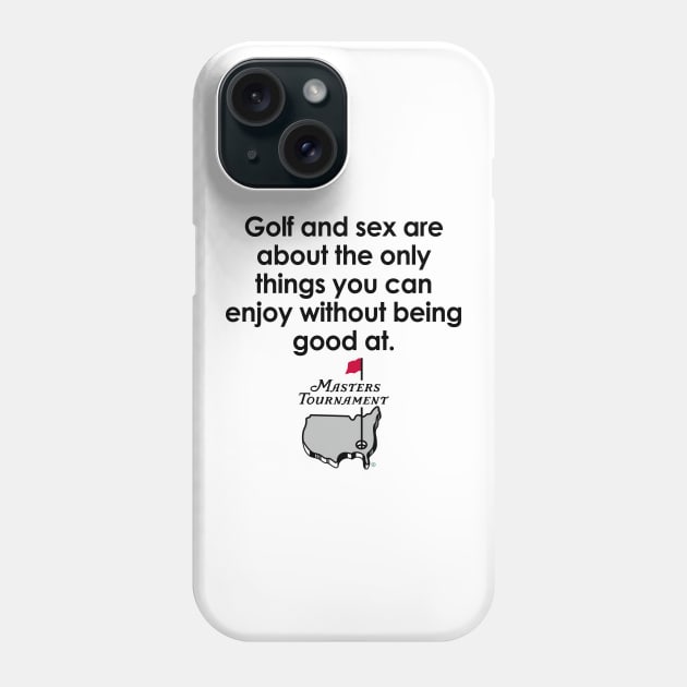 having fun golfing Phone Case by MK67