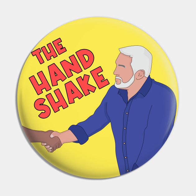 The Hollywood Handshake Pin by DiegoCarvalho