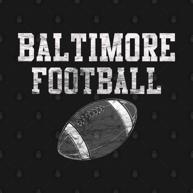 Vintage Baltimore Football by tropicalteesshop