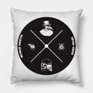 Black Death Pillow