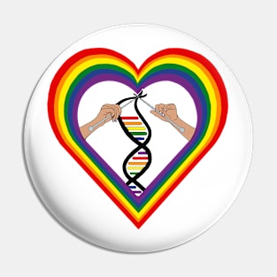 LGBTQIA+ Rainbow Pride Flag Pin